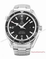 Copy Omega Seamaster Planet Ocean 600m SS Black Japan Automatic